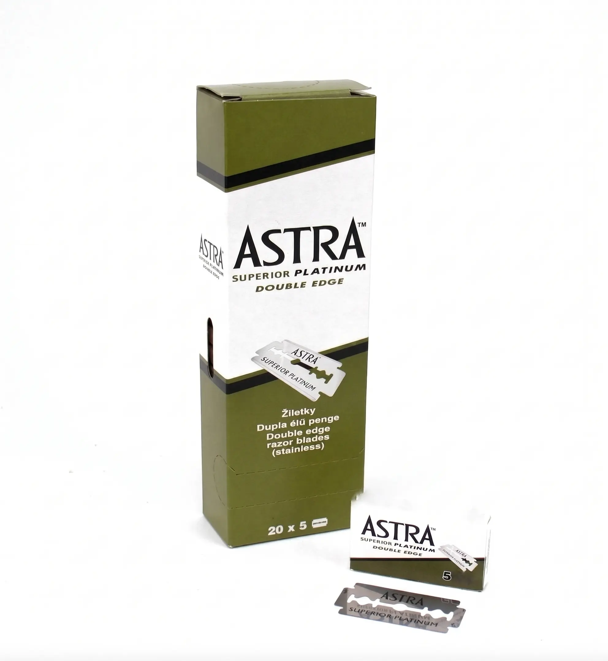 Astra Superior Platinum Double Edge Safety Razor Blades