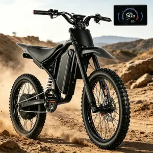 【Factory Direct QF200 PRO】50MPH,4700W peak motor, 60V 32A battery, 50 miles range, dual hydraulic brakes,New ebike, Adult ebike, dirt bike – 19-inch tires,  suitable for both off-road and city riding. Factory direct supply, better quality.