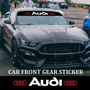 Windshield Sticker Compatible with Audi A3 A4 B5 B6 B8 A3 8p 8v 8L A5 A6 C6 C5 A1 A7 Models, Car Accessories for Auto Glass Protection