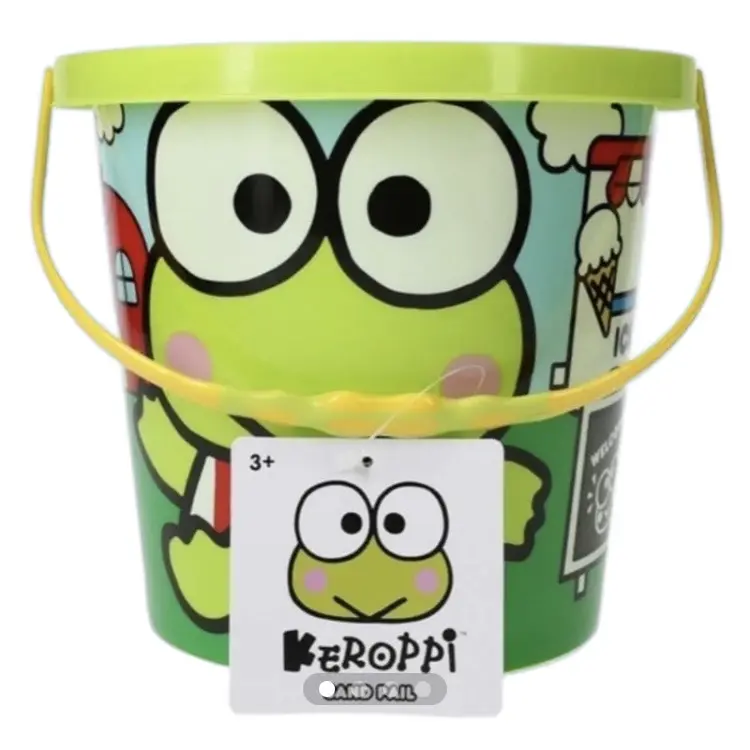 Character Green Easter Basket Bucket or Beach Pail great size roomy for snacks, treats and great gift! Rare Green 8.13in (W) x 7.25in (H)