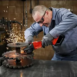 4-1/2" Cordless Angle Grinder – Compatible with M18 Batteries | Metal & Concrete Cutting | Anti-Rust Design