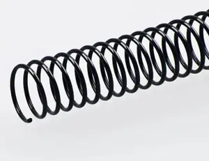 100 Pack Plastic Spiral Binding Coils, 4:1 Pitch, Spiral Binding Spines for Office Documents, Engineer Papers, Business Projects (12mm (90 Sheet Capacity))