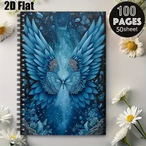1 Spiral Coil Notebook 5.7x8.26 inch, Premium Lined Pages, Durable Binding, Perfect for Camping Journal, Travel Diary, Outdoor Adventure Log, Ideal Gift for Nature Lovers, Great for Birthday, Thanksgiving, Christmas, Back to School, Daily Writing