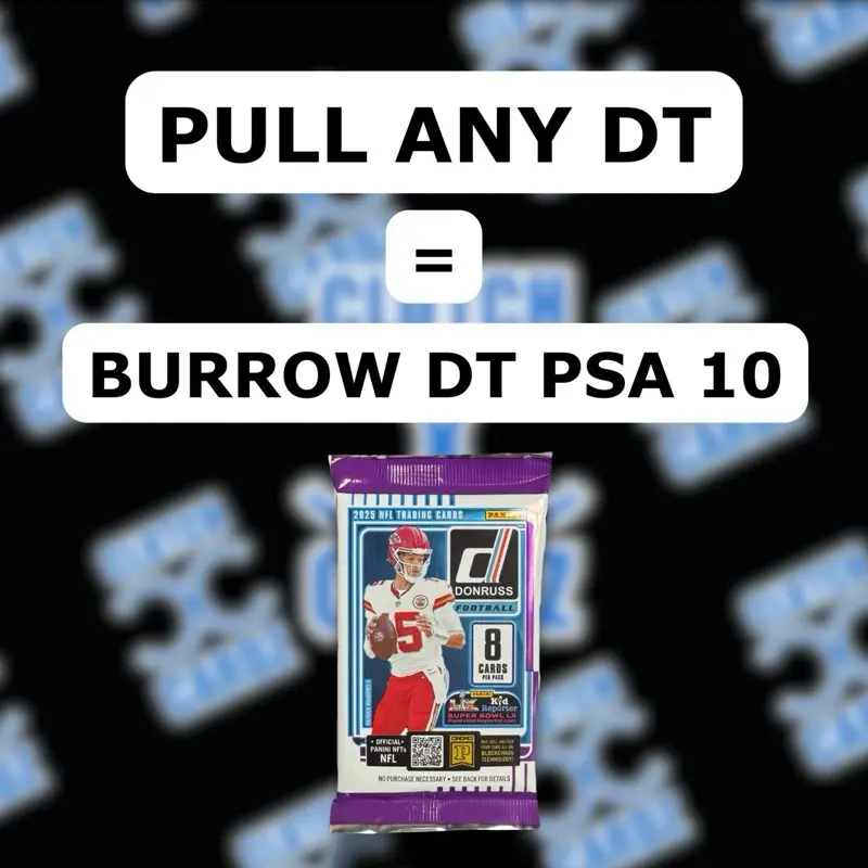 Panini 2025 Donruss Football Pack (DT Bounty)