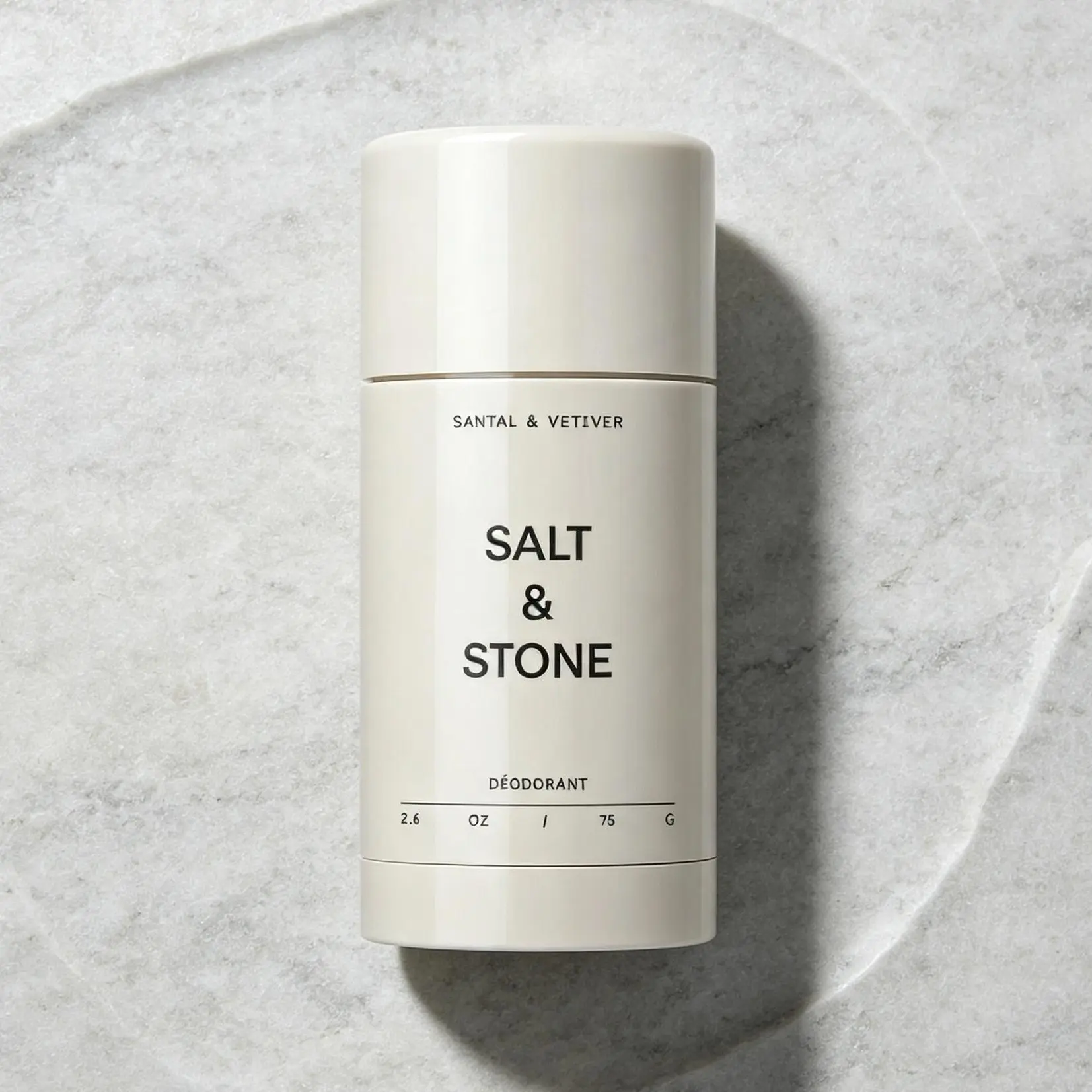 Salt & Stone Extra Strength Aluminum-Free Deodorant 2.6oz, Bergamot & Neroli Fragrance, Seaweed, Prebiotics and Niacinamide, Unisex All-Day Underarm Freshness