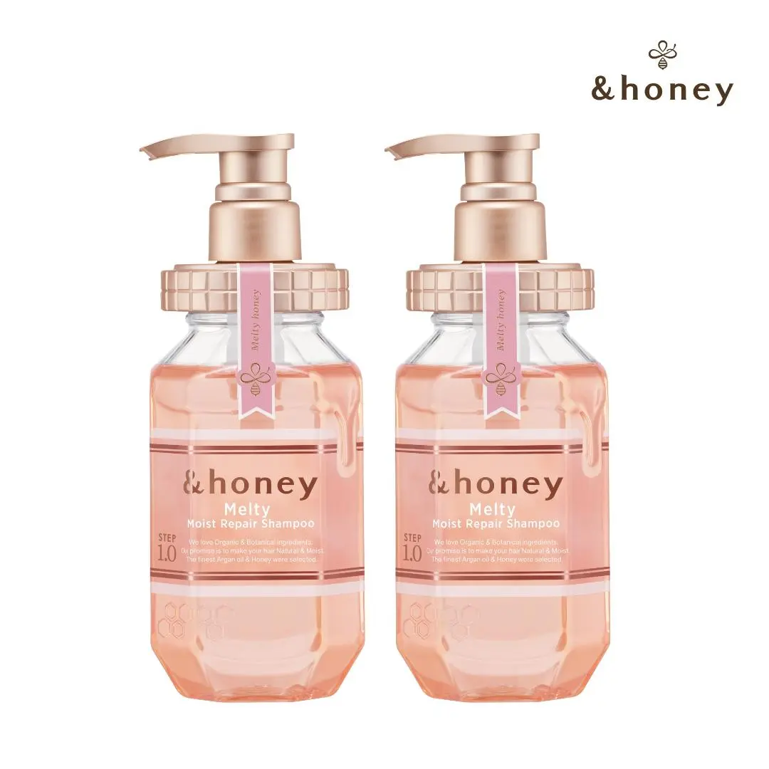 &honey Melty Moist Repair Shampoo 1.0 Duo Viral Japanese Shampoo for Smooth, Frizz-Free Hair
