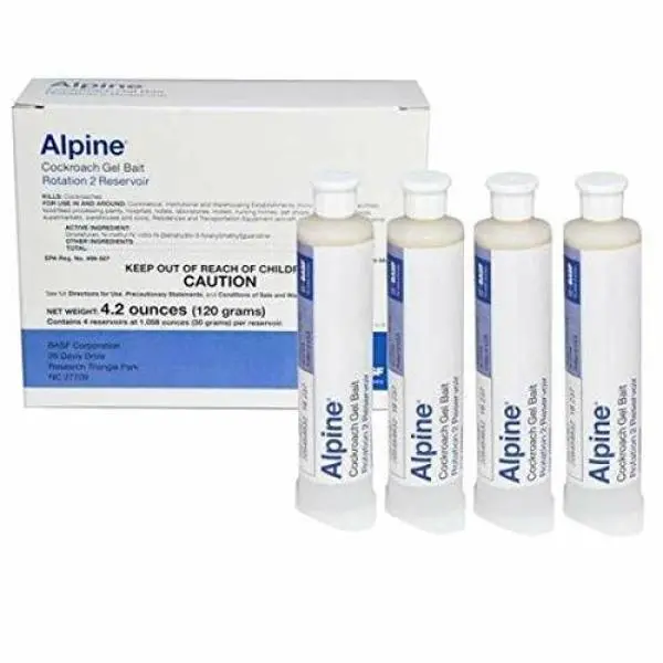 BASF - Alpine Rotation 2 - Cockroach Gel Bait - 1 Box (4x30 Gram) Syringes