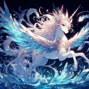 5D DIY Full Drill Diamond Painting - Unicorn Wings Diamond Art Kit Mosaic Canvas DIY Wall Art, Home Wall Decoration