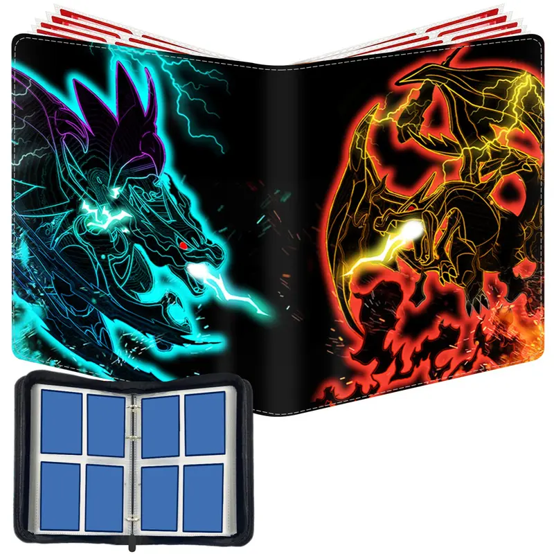 pokemon card holder mini binder Amazon.com: Mini Size Card Binder for Pokemon Cards, iofeiwak® 2x2 2  Pockets with 40 Removable Sleeves, Holds 80 Cards, Super Lightweight [Ideal  Gift for Kids] : Toys & Games main image 0