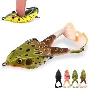 Frog Shaped Fishing Lure, Soft Fishing Bait with Sharp Hook, Realistic Anti-insect Bait, Fishing Accessories for Outdoor Fishing, Fishing Tackle
