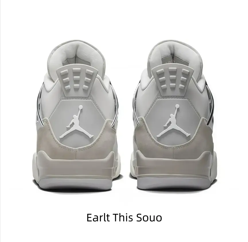 Minimalist two-tone gray sport sneakers feature breathable side mesh and solid supportive sole, easy to pair with jeans, sweatpants and daily casual outfits.