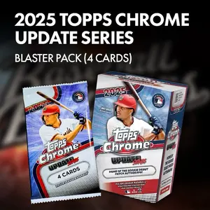 2025 Topps chrome updated series blaster box pack(4 card pack)