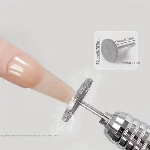 Professional nail drill kit, polishing discs for nail art and foot care, for nail art care, UFO-shaped keratin removal tool, nail salon tools, Cuticle remover - unscented
