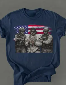 Venezuelan Freedom Protest T-shirt, Venezuela Libre Shirt, Captured Live Maduro Graphic Crewneck, Graphic Tee Top Menswear Cotton Streetwear