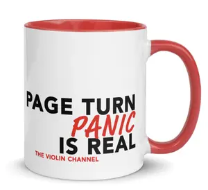 Page Turn Panic Classical Music Mug