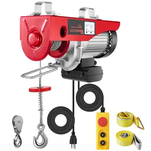2200 Lbs Attic Lift Electric Hoist, 1600W 110V, 14ft Wired Remote, 40ft Single Cable Lifting Height, Pure Copper Motor, Ideal for Garage, Warehouse or Factory Use, Suitable for Attics and Storage