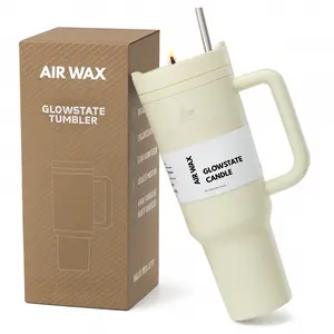 Glowstate Tumbler Candle by Air Wax – Scented Cup Candle for Tumbler Lovers, Perfect GiftGift for Her, Girlfriend, & White Elephant Gift / Exchanges