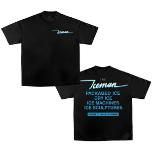 180g【100%cotton】ICEMAN" DRAKE Vintage 2.180g[100%cotton]0 T-shirt, unisex rap shirt, rap tee, music fan shirt, rapper merchandise gift for him, gift for her, Y2K women's and men's patterned T-shirt top, crew neck clothing tiktokshopspringglowup