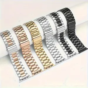 Stainless Steel Watch Band Suitable For Apple Watch Ultra/Ultra2/Ultra3/11/10/9/8/7/6/5/4/3/2/1/SE 38/40/41/42/44/45/46/49mm + Link Remover