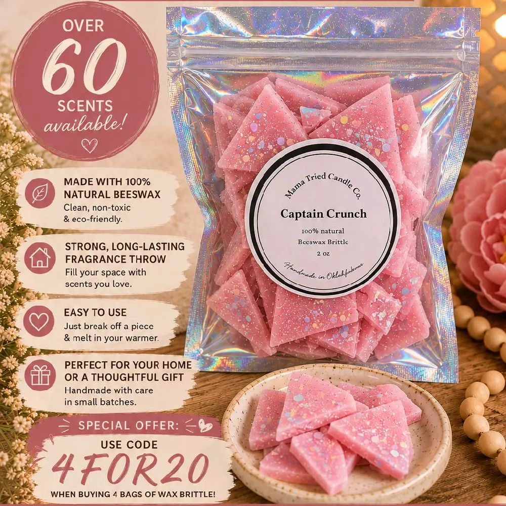 BUILD YOUR BOX! Highly Scented Beeswax Brittle, 5-Pack Box set