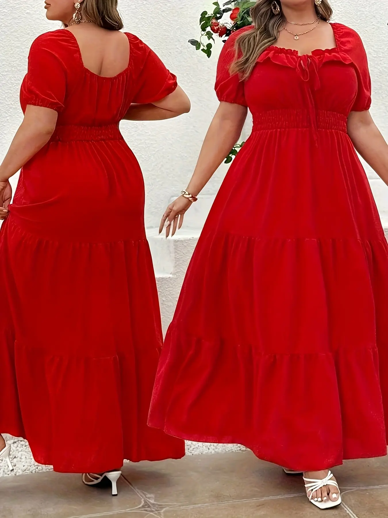 amazon red church dresses