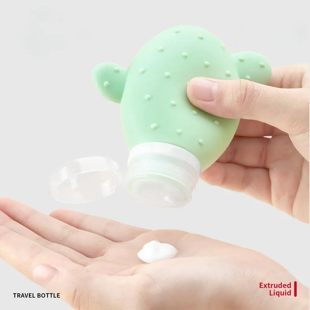 Silicone Travel Bottle Leakproof Refillable Squeeze Tube for Shampoo Lotion Body Wash Portable Cosmetic Essential for Travel