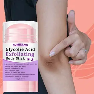 Glycolic Acid Exfoliating Body Stick 40g, Dead Skin Remover, Glycolic Acid + Niacinamide + AHA + PHA, removes dead skin and brightens skin tone, Improves rough elbows and knees, dry and cracked heels, leaving whole body smooth and radiant