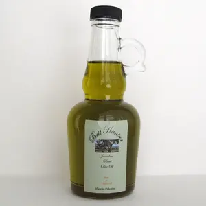 Premium Quality Beit Hanina Extra Virgin Olive Oil  cold pressed 2025/26 8.5 oz Round Bottle with Handle