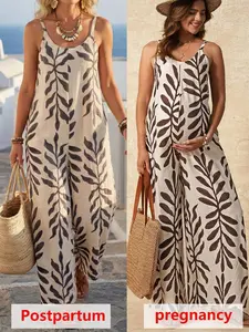 JOCASTAA Maternity Clothes  Maternity Jumpsuit Pregnant Clothes  Casual Apricot Stripes  Maternity  Jumpsuit Summer Outfits  Maternity Clothes  Maternity Jumpsuit Pregnant Clothes Vacation Pink Maternity  Jumpsuit Maternity Vacation Casual Floral Print
