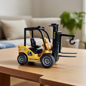 Boys' Construction Truck Toy Set, Inertia Drive Engineering Vehicle Models, Toddler Toys for Boys Aged 2-4 Years, Outdoor Play & Birthday Gift