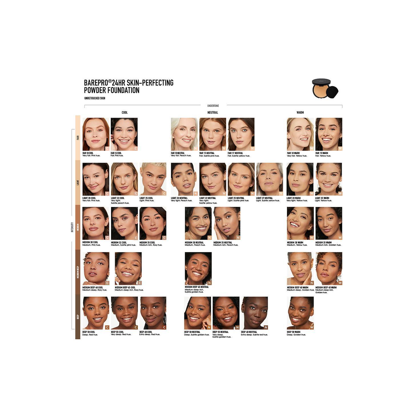 bareMinerals Barepro 24hr Skin-perfecting Pressed Powder Foundation in Light 25 Neutral