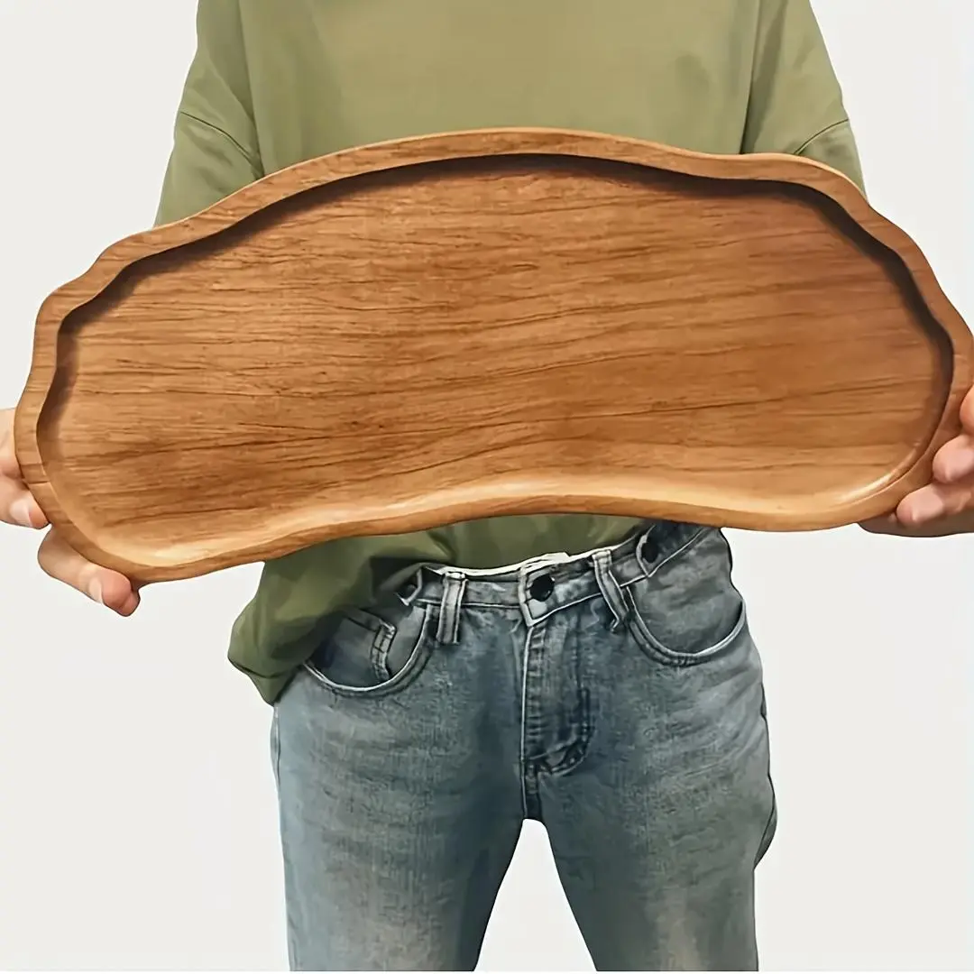 Wooden Oval Tray, Serving Tray, Snack Tray, Fruit Tray, Tea Tray, Coffee Tray, Jewelry Tray, Home Decor Tray, Decorative Coaster, Gift for Friend, Coasters, Kitchenware, Tableware, Kitchen Coasters, Coasters for Drinks