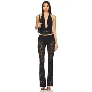 superdown Tania Pant Set in Black
