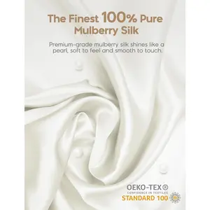 100% Pure Mulberry Silk Pillowcase for Hair & Skin - 22 Momme 6A High-Grade Fibers - Anti-Aging, Anti-Sleep Crease, Cooling Satin Pillowcases , pillow case benefits solid color