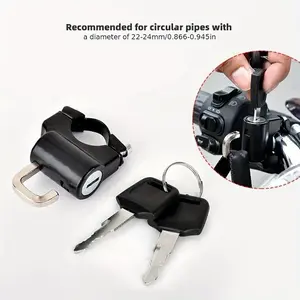 Motorcycle helmet lock, motorcycle helmet lock, motorcycle accessories, electric vehicle helmet lock, safety, anti-theft helmet, hook lock, battery car, hook lock, bicycle multi-functional anti-theft hanging, Scooter Lock