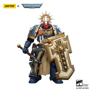 JOYTOY  Warhammer 40,000 1/18  Action Figure Ultramarines Metaurus with Power Axe, Stormshield and Plasma Pistol JT02786