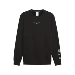 PUMA Mens X Hyrox Heavyweight Crew Neck Sweatshirt Casual - Black