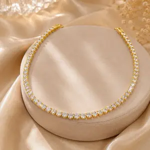Tennis Chain with Cubic Zirconia | 14K Gold Filled