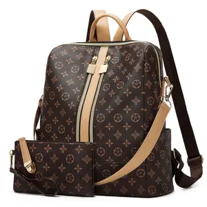 DAREIN Trendy Leather Female Backpack, Women's Shoulder Travel Daypack, Bags for Women Purses, Backpacks for Traveling