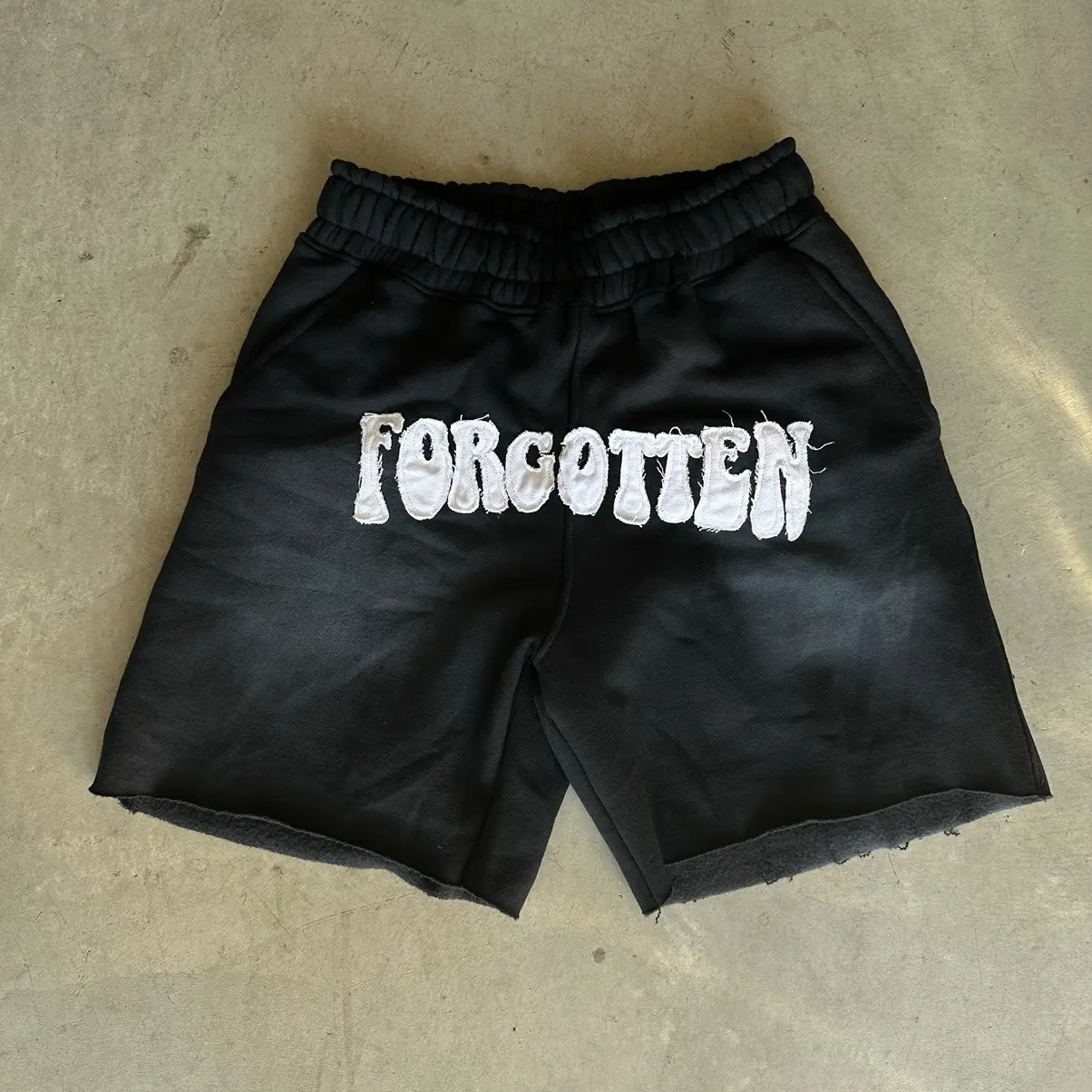Forgotten Threads Distressed Shorts