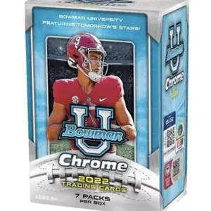 2022 BOWMAN U CHROME FOOTBALL BLASTER BOX