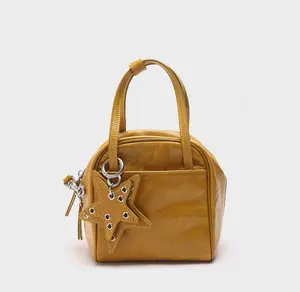 Girlish Items Makeup Storage Bag Glossy Leather