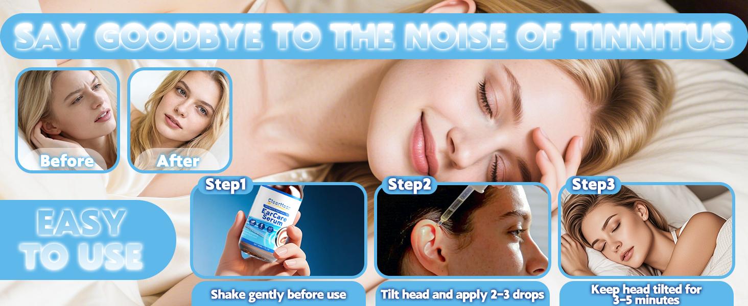 Relieves tinnitus, reduces tinnitus and improves hearing, natural herbal formula, ear drops for tinnitus, supports healthy hearing