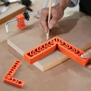 7-Piece Precision Right Angle Clamp Set, Durable Abs Structure, Ideal for Woodworking, Picture Frames, Boxes & Drawers, Hardware