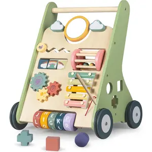 Wooden Baby Walker, Walker for Babies 12 Months, Push Walking Toys for 1 Year Old Learning to Walk