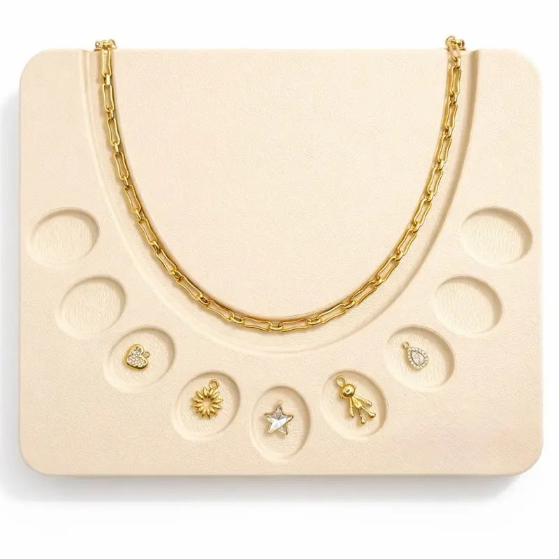 Charm Necklace Tray | DIY Jewelry Organizer | Build Your Own Charm Necklace Holder