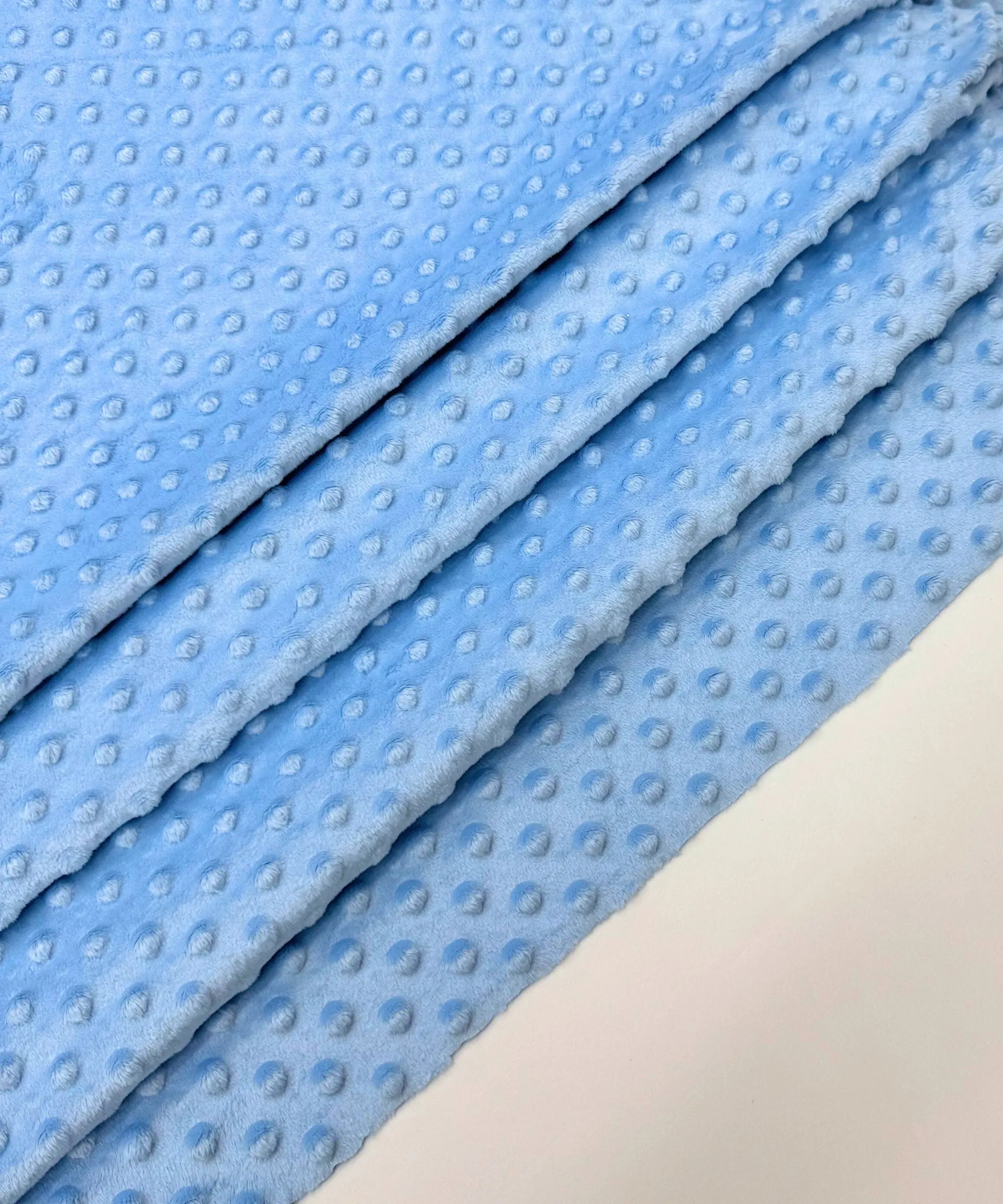 Baby Blue Minky Fabric