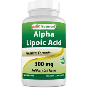 Best Naturals Alpha Lipoic Acid 300 mg 120 capsules