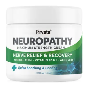 summervibes Neuropathy Cream Extra Strength Nerve Relief Cream for Foot, Hands, Legs, Toes with Arnica, Vitamin B6, Aloe Vera, MSM - Made in USA,summerwins