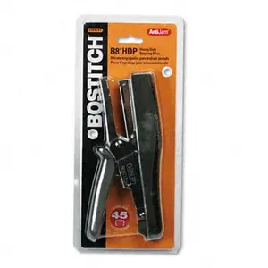 Stanley Bostitch B8HDP B8 Heavy-Duty Plier Stapler 45 Sheet Cap Black/Charcoal Gray